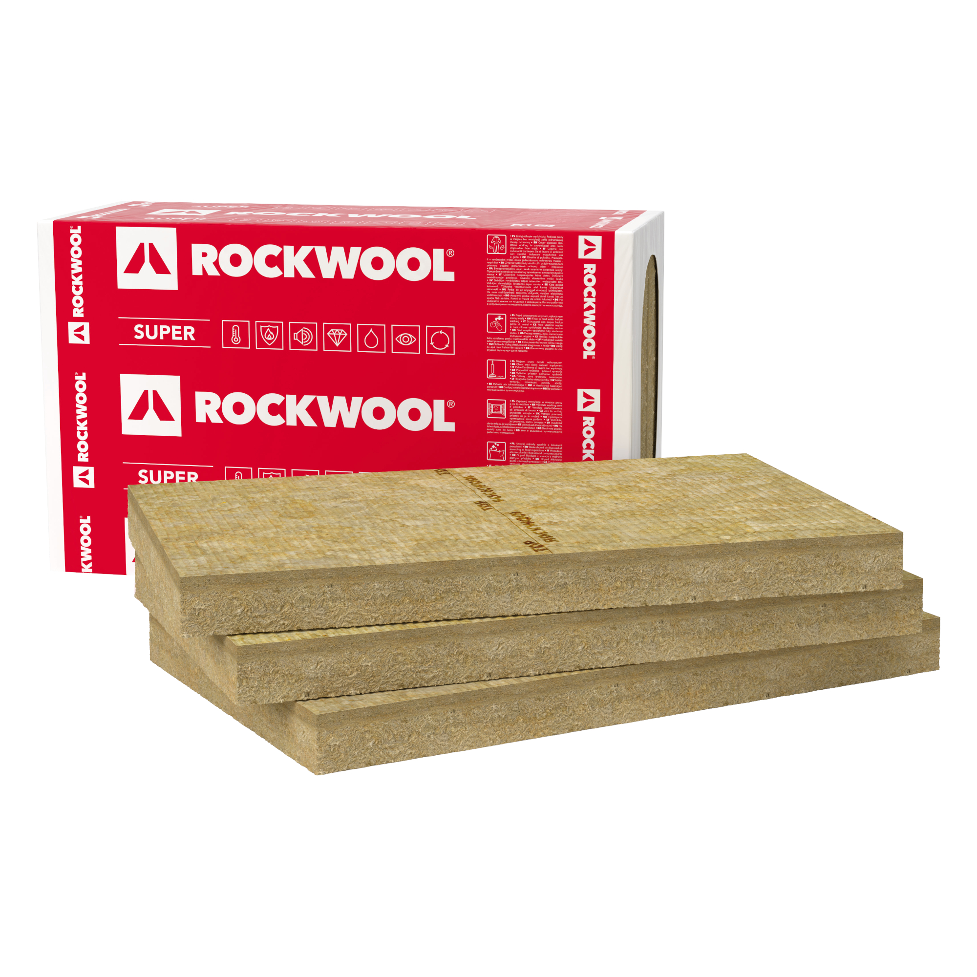 Tepelná izolace Rockwool Frontrock Super 140 mm (1,2 m2/bal.)