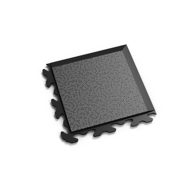 Dlaždice rohová B Fortelock Machine invisible hadí kůže BLACK