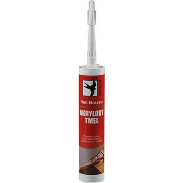 Tmel akrylový Den Braven bílý 600 ml