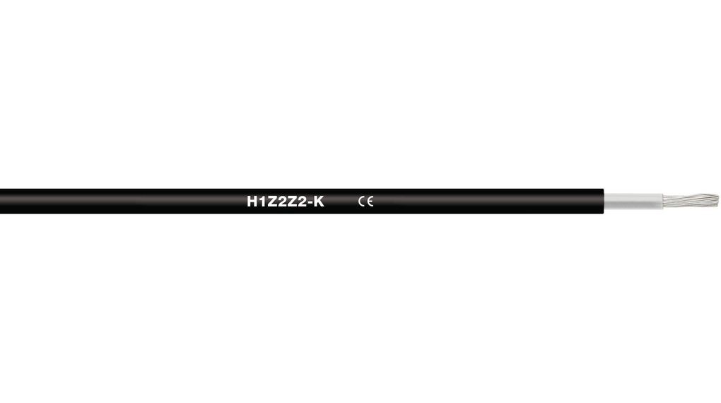 Kabel H1Z2Z2-K 01×6, Facab Solar+ 01x6 1KV černý