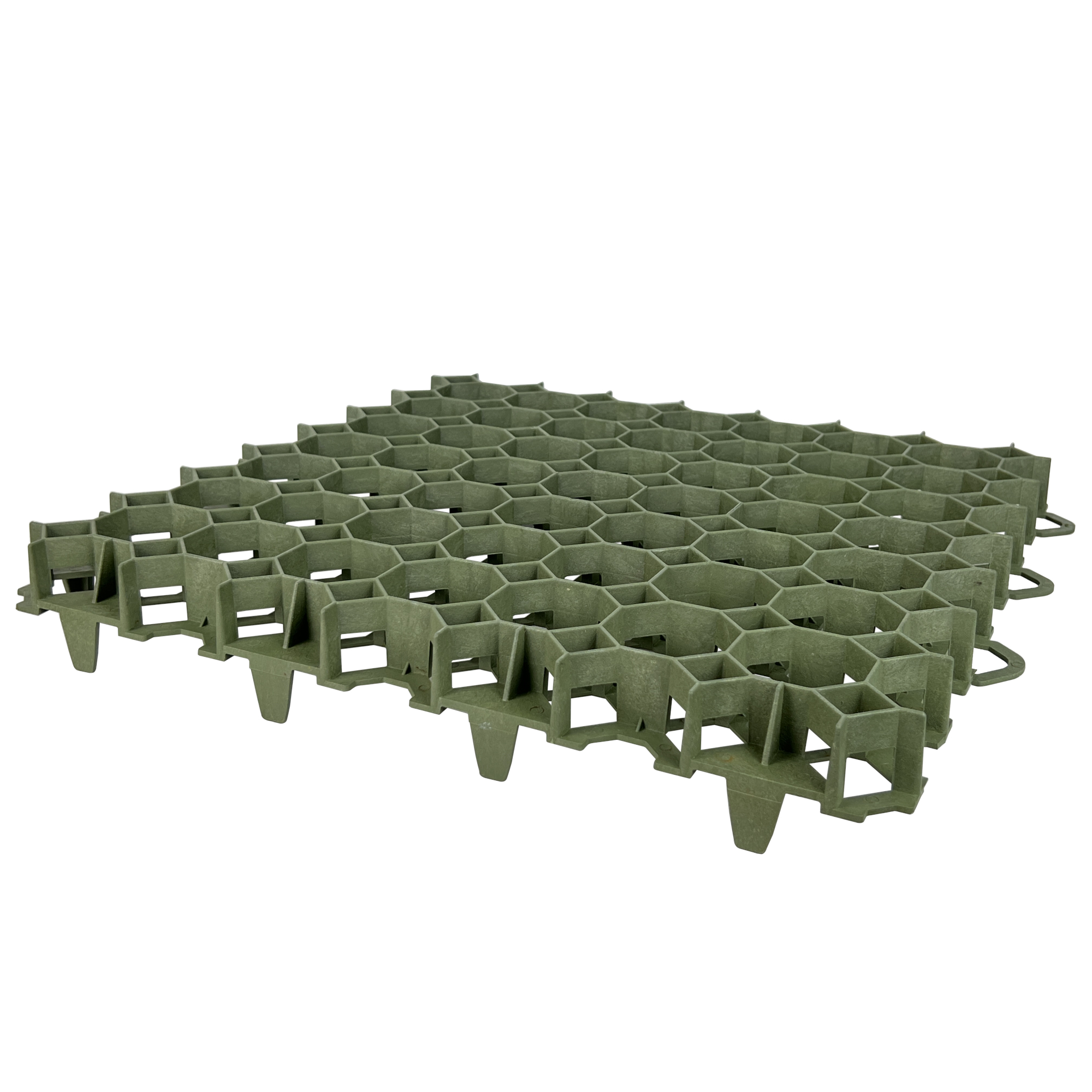 Tvárnice zatravňovací plastová Temagrid 400 zelená 470×470×40 mm