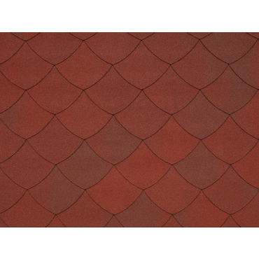 Šindel asfaltový Tegola Premium Versaille červený 2,90 m2/balení