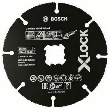 Kotouč řezný Bosch Carbide Multi Wheel X-LOCK 125×1 mm