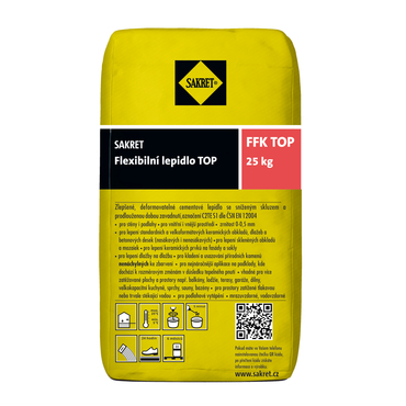 Flexibilní lepidlo Sakret FFK C2TES1, 25 kg/bal