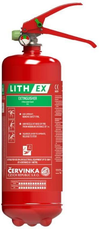 Přístroj hasicí Červinka Lith EX 2 l