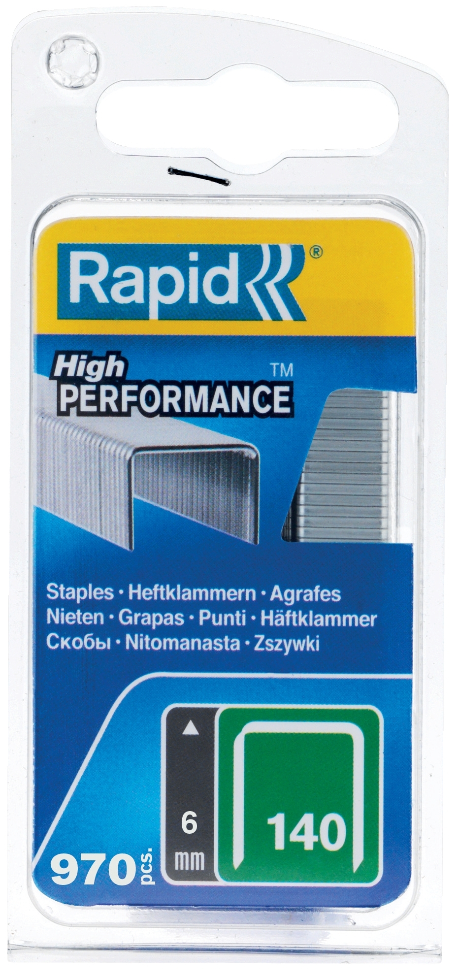 Spony Rapid High Performance 140 10,6×6×1,2 mm 970 ks
