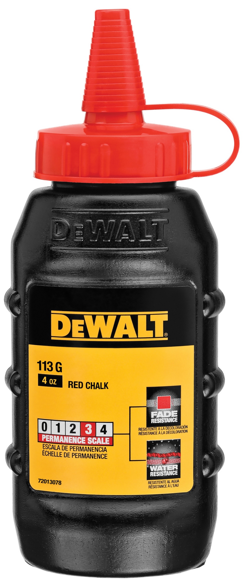 Křída prášková DeWALT DWHT47048-9 červená