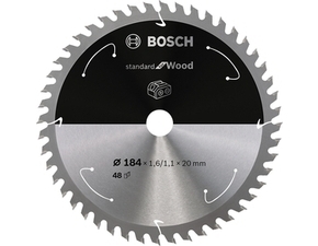 Kotouč pilový Bosch Standard for Wood AKU 184×20×1,6 mm 48 z.