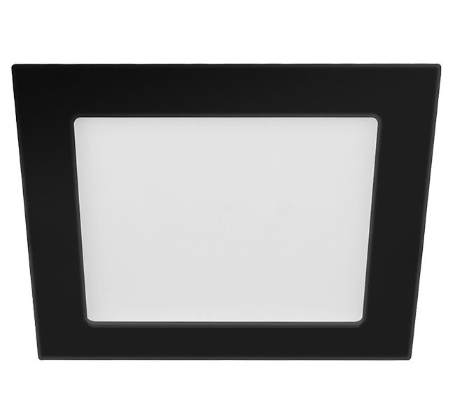 Svítidlo LED Panlux čtvercové 12 W černá