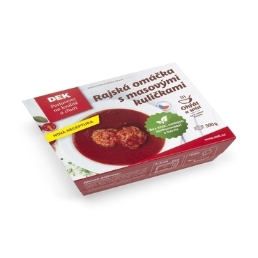 Rajská omáčka s masovými kuličkami