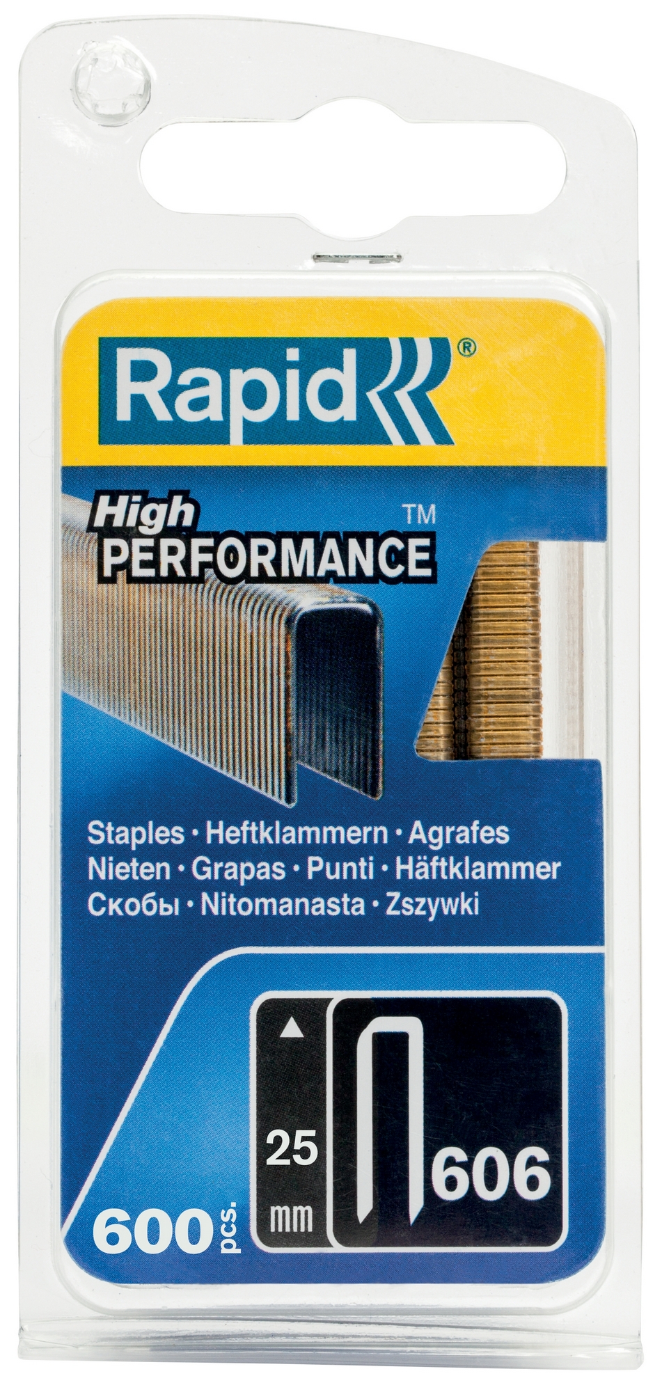 Spony Rapid High Performance 606 6×25×1,1 mm 600 ks