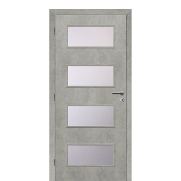 Dveře interiérové Solodoor SMART 17 levé šířka 900 mm beton
