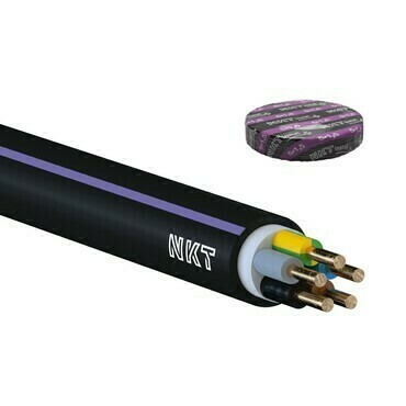 Kabel CYKY-J 5× 1,5 RE (100m/bal)