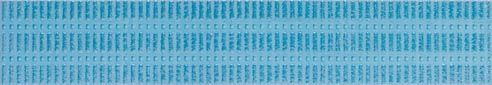 Listela Rako Remix 4,3×25 cm modrá WLAH5019