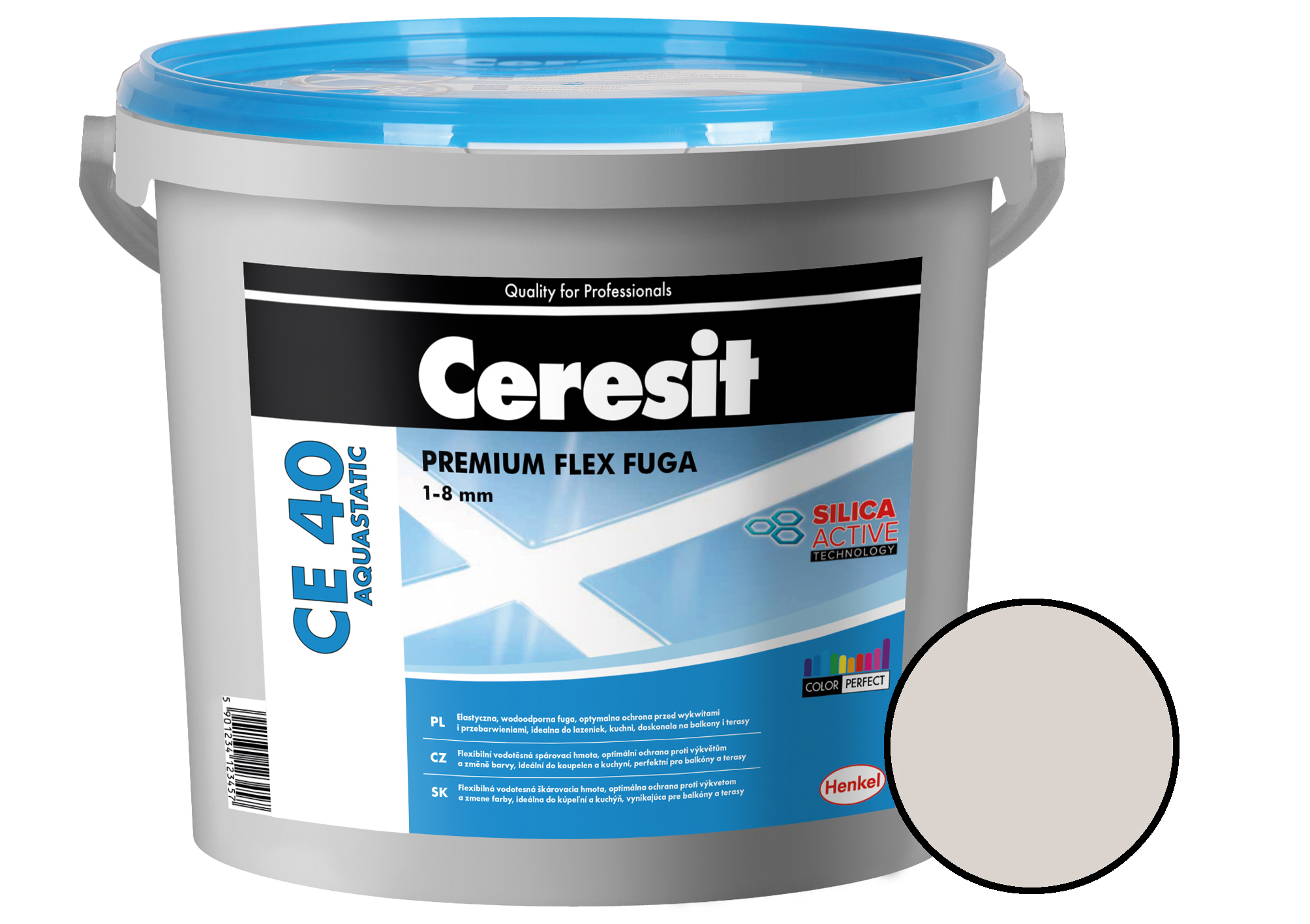 Hmota spárovací Ceresit CE 40 Aquastatic silver 2 kg