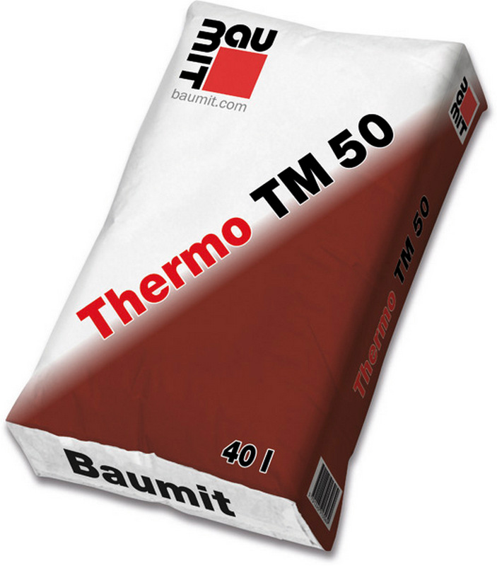 Malta zdicí Baumit Thermo malta 50 tepelněizolační 40 l