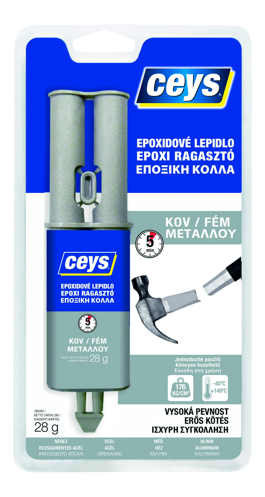 Lepidlo epoxidové Ceys EPOXI kov 28 g