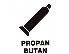 Tabule informační Propan butan A5