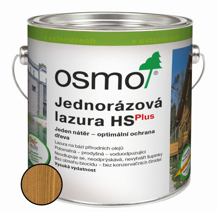 Lazura jednorázová Osmo HS plus 9241 dub 0,75 l