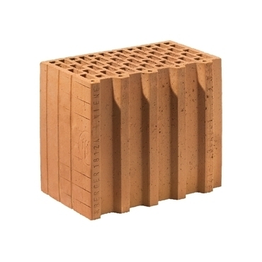 Broušená cihla POROTHERM 30 R Profi P10 rohová 175×300×249 mm