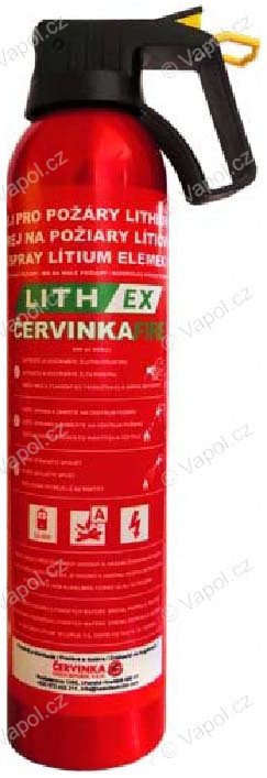 Přístroj hasicí Červinka Lith EX 0,5 l