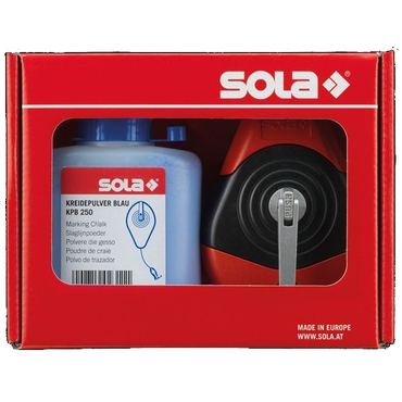 Brnkačka navíjecí + křída SOLA CLP 30 SET B modrá