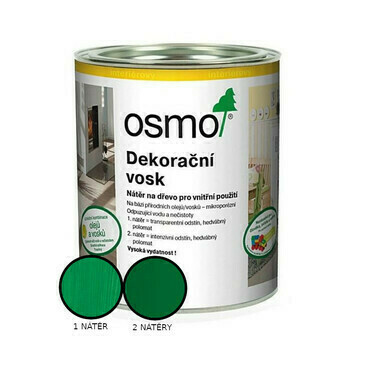 Vosk dekorační Osmo 3131 intenzivní zelený RAL 6029 0,375 l