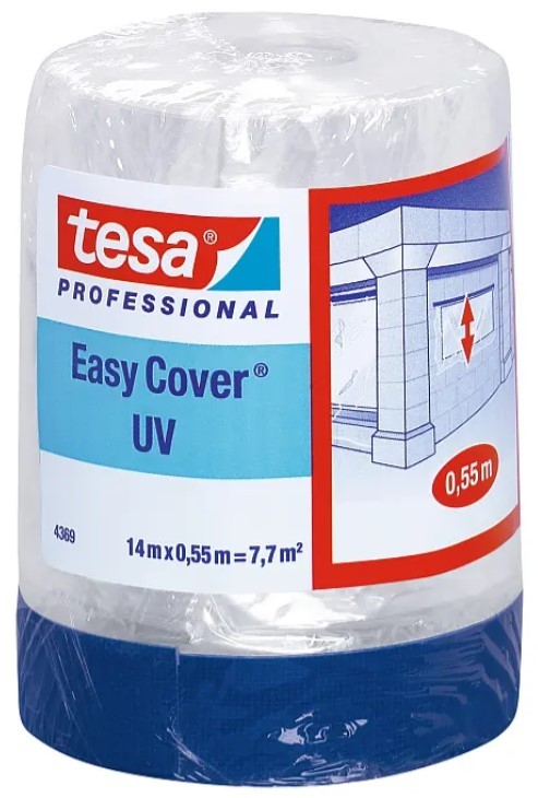 Fólie zakrývací Tesa 4369 Easy Cover 550 mm/14 m