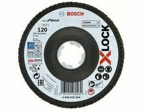 Kotouč lamel. Bosch X571 Best for Metal X-LOCK FD 125 mm 120