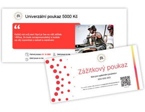 Zážitkový poukaz 5 000 Kč