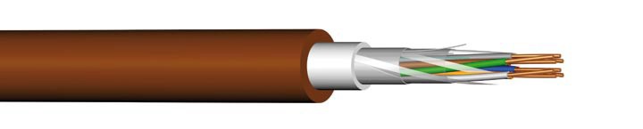 Kabel bezhalogenový Prakab PRAFlaGuard F 2×2×0,8 metráž
