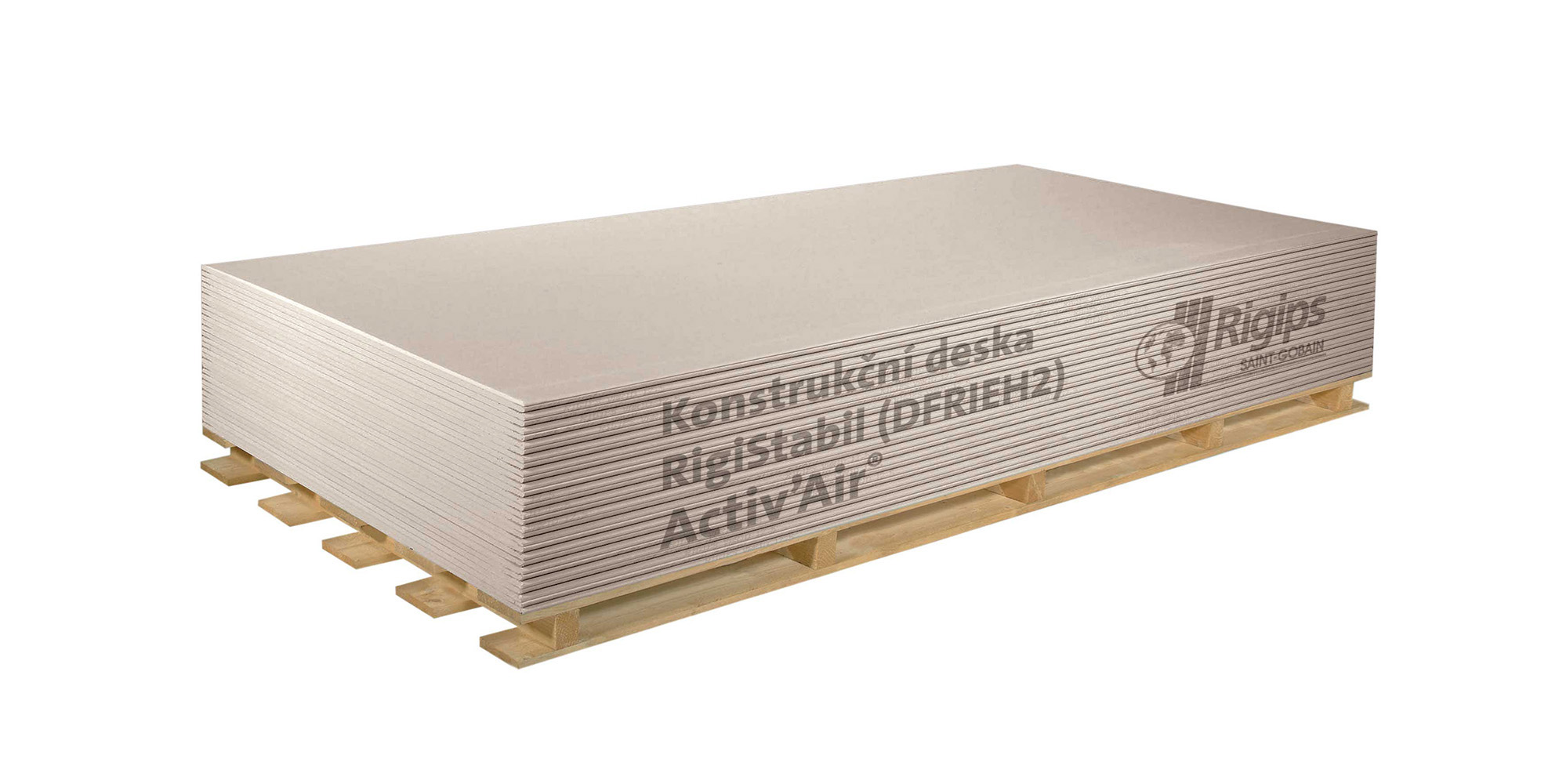 Deska sádrokartonová Rigips RigiStabil Activ' Air 12,5×1250×2750 mm