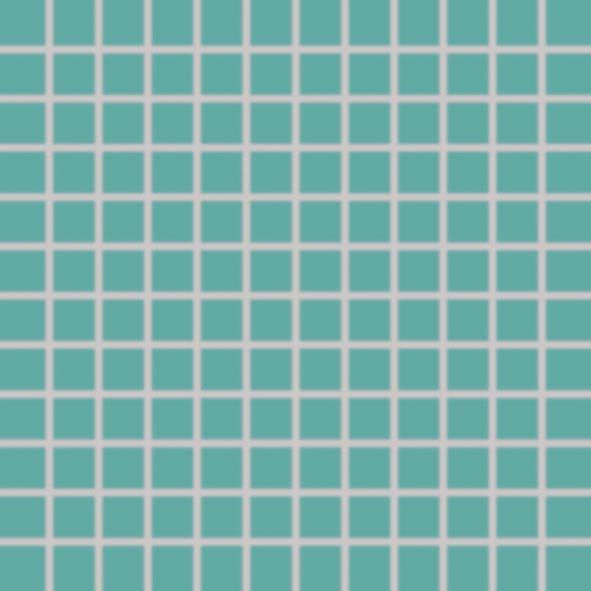 Mozaika Rako Color Two 2,5×2,5 cm (set 30×30 cm) tyrkysová matná GDM02467