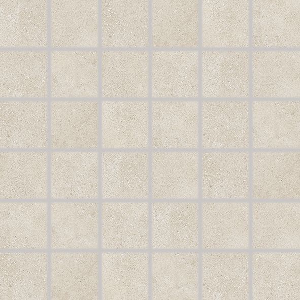 Mozaika Rako Betonico 5×5 cm (set 30×30 cm) světle béžová WDM05793