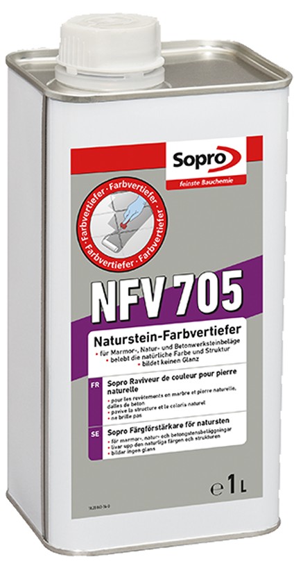 Zesilovač barvy přírodního kamene Sopro NFV 705 1 l