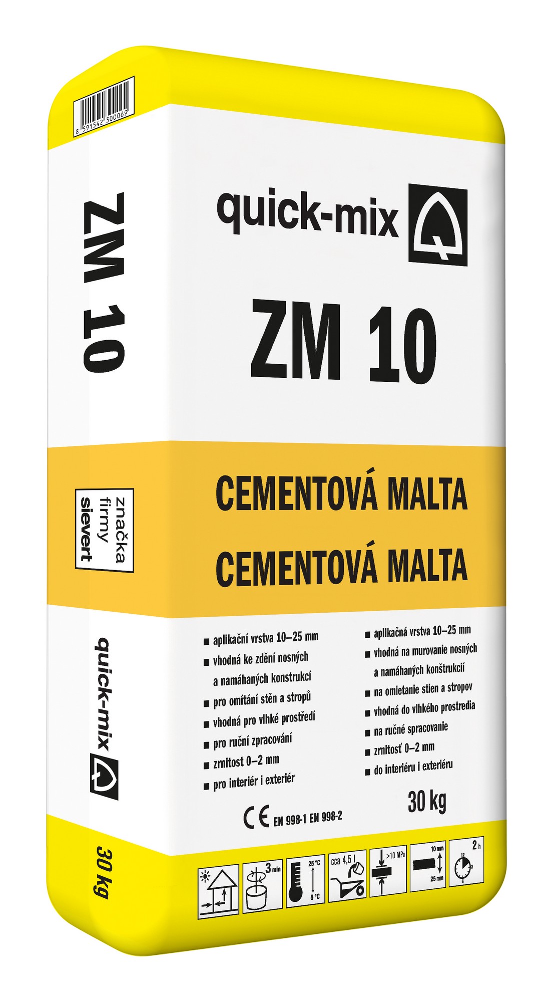 Malta cementová Sakret/Quick-mix ZM 10 30 kg