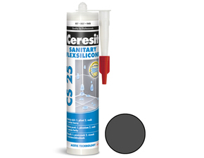 Tmel silikonový sanitární Ceresit CS 25 graphite 280 ml