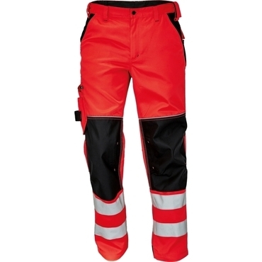 Kalhoty Cerva Knoxfield HV DW 275 antracit/červená 50