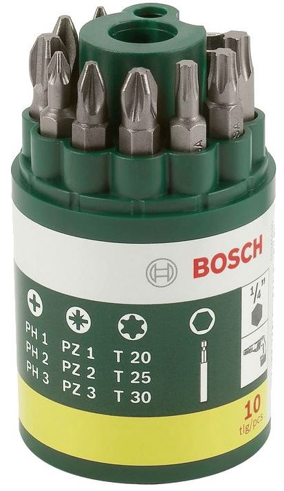 Sada šroubovacích bitů Bosch Promoline 10 ks