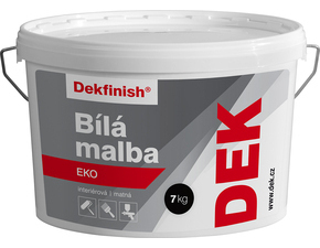 Malba interiérová DEKFINISH EKO 95% bílá, 7 kg