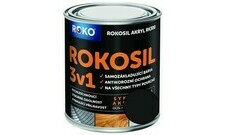 Barva samozákladující Rokosil akryl 3v1 RK 300 černá 0,6 l