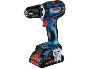 Šroubovák vrtací s příkl. AKU Bosch GSB 18V-90 C L-BOXX 4 Ah