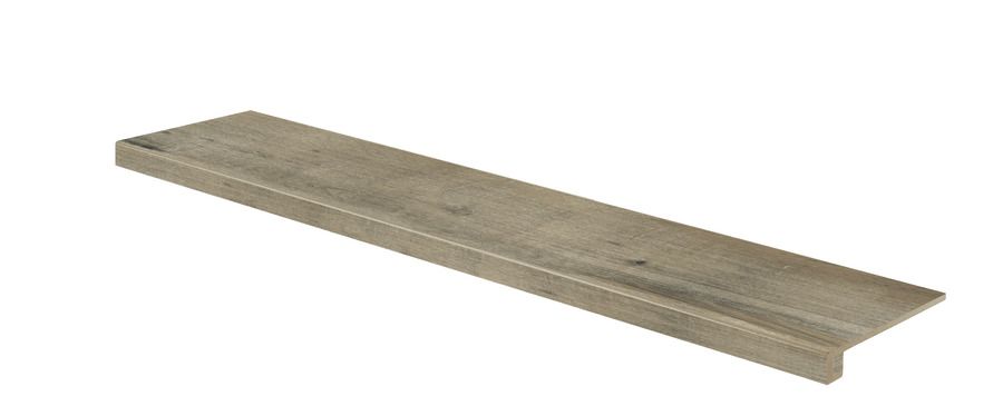 Tvarovka schodová Rako Saloon 30×120 cm tmavě hnědá DCFVF748