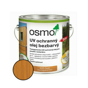 Olej UV ochranný Osmo 428 extra cedr, 0,75 l