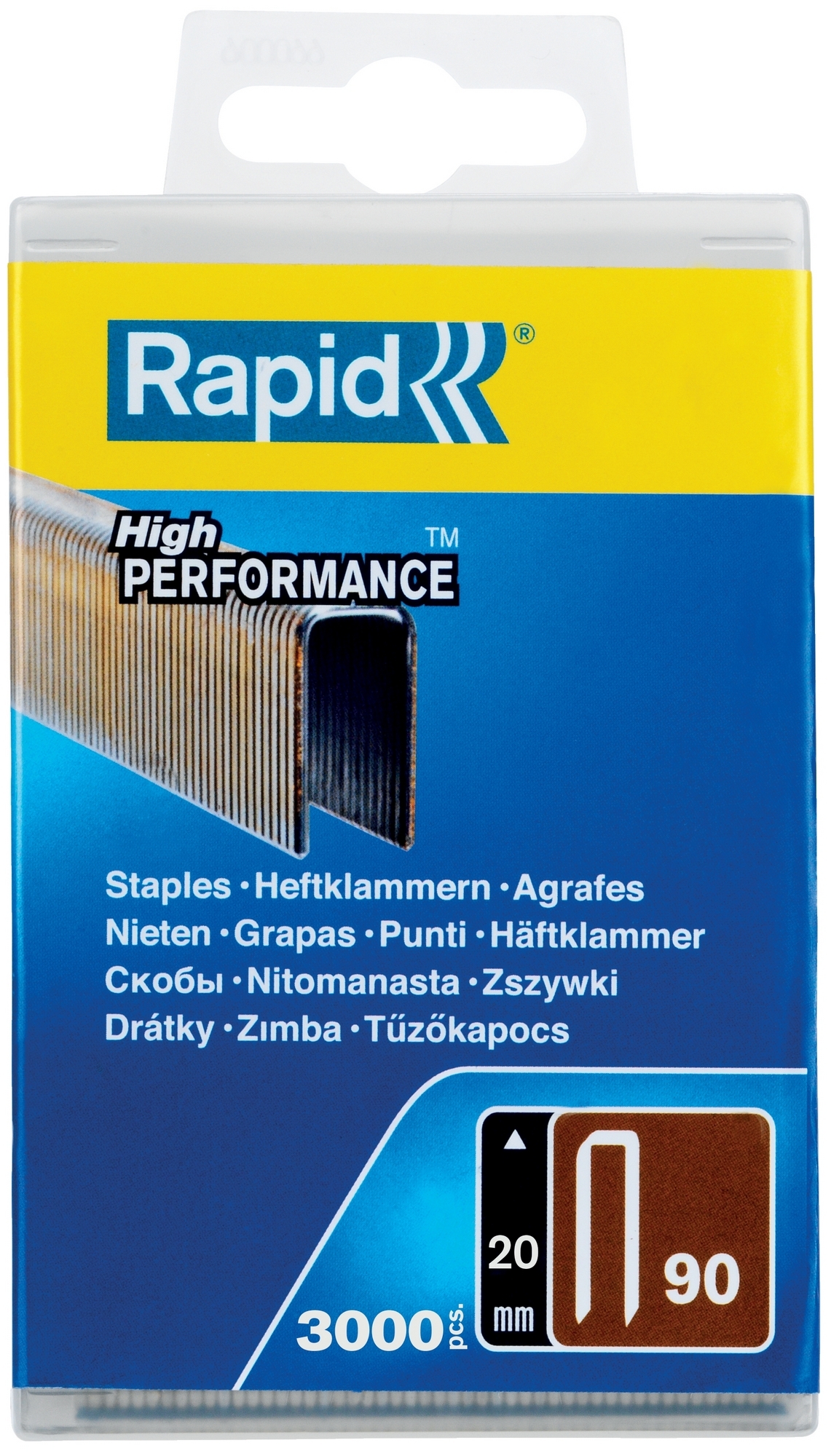 Spony Rapid High Performance 90 5,7×20×1,27 mm 3 000 ks
