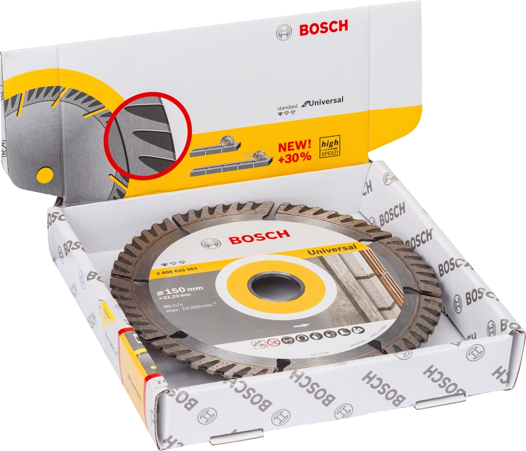 Kotouč DIA Bosch Standard for Uni. 150×22,23×2,4×10 mm 10 ks