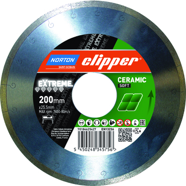 Kotouč řezný DIA Norton Extreme Ceramic 200×25,4×1,6 mm
