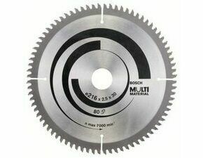 Kotouč pilový Bosch Multi Material 216×30×2,5 mm 80 z.