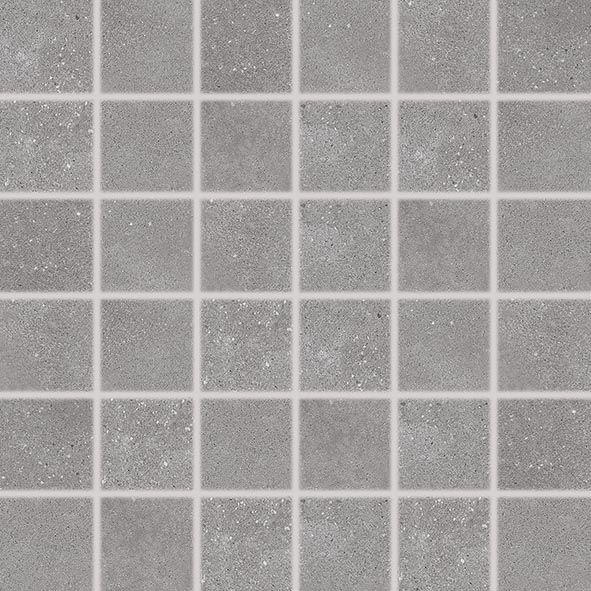 Mozaika Rako Betonico 5×5 cm (set 30×30 cm) šedá DDM06791