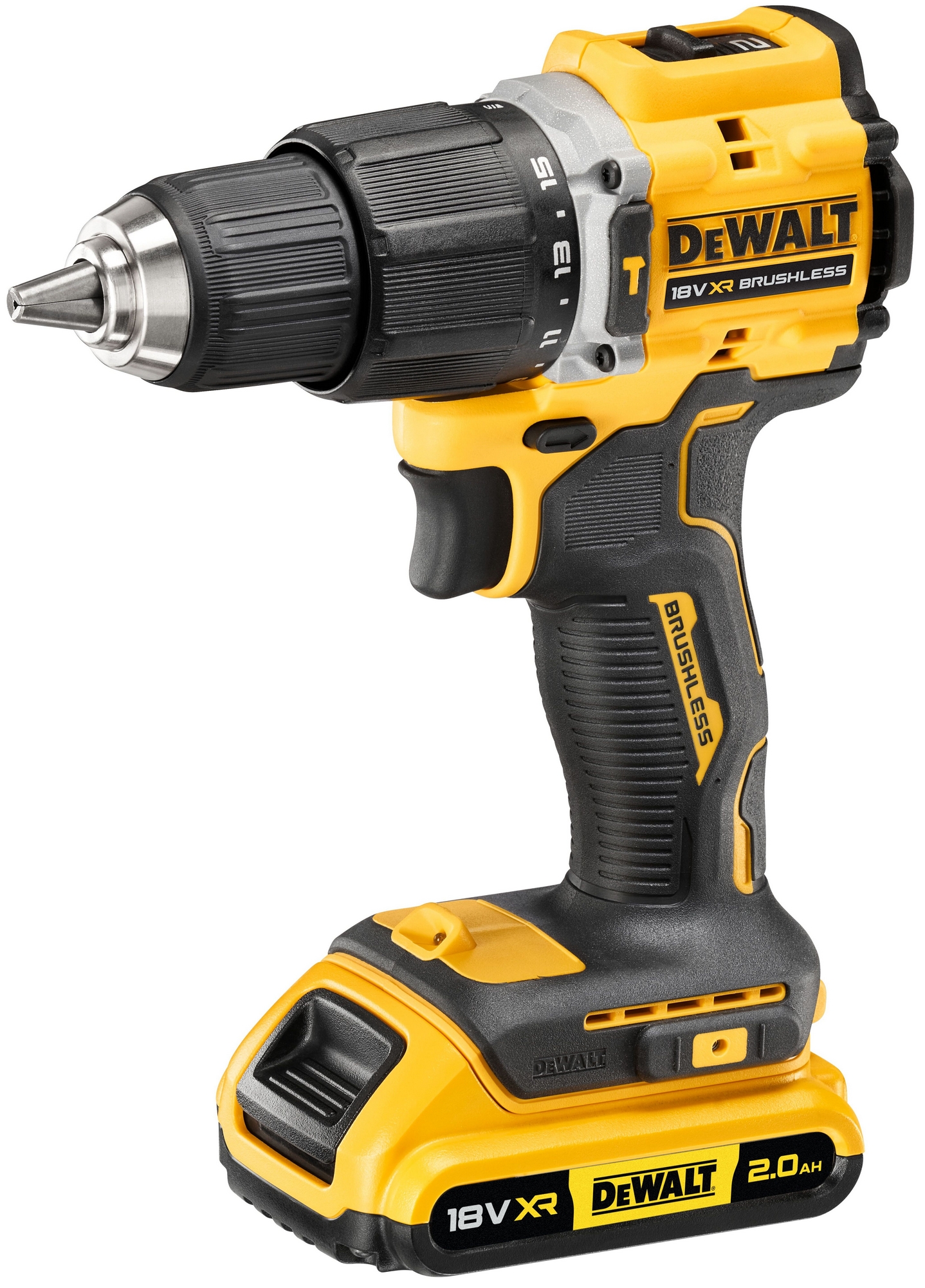 Šroubovák vrtací s příklepem AKU DeWALT DCD100YD2T